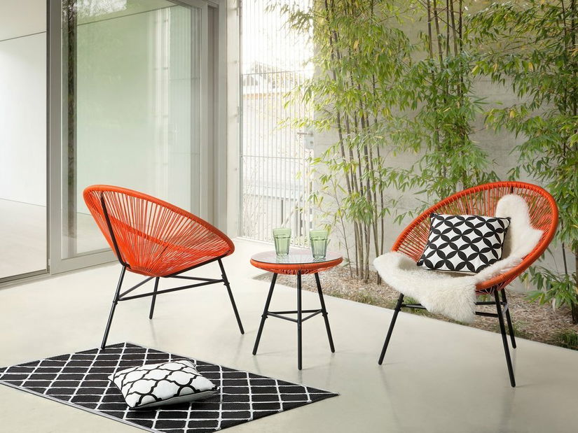 Set de grădină Alvarez (portocaliu)