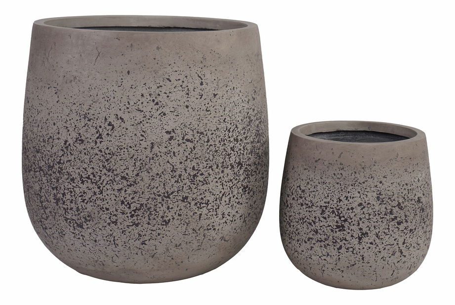 Set od 2 saksije Snenora (siva)