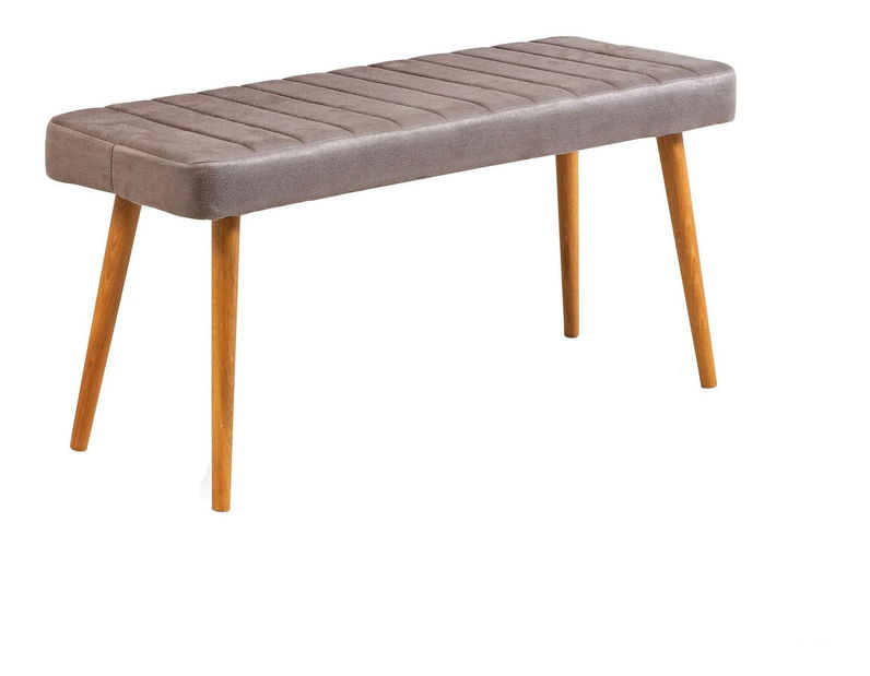 Set mobilier sufragerie Senteago 1 (pentru 6 persoane) (pin atlantic + alb + gri)