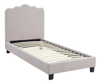 Jednolôžková posteľ 90 cm Catar 90 (sivá) (s roštom)