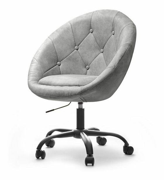 Kreslo Lush 4 (sivá + čierna)