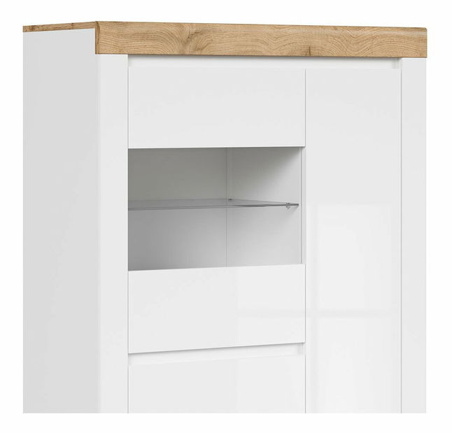 Vitrína BRW Holten REG2D1W