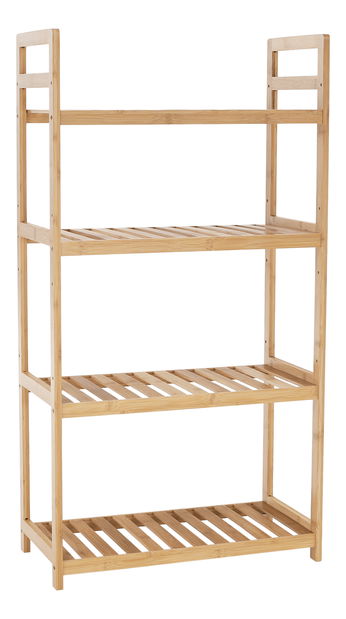 Regál 4-policový Andor TYP 2 (prírodný bambus)