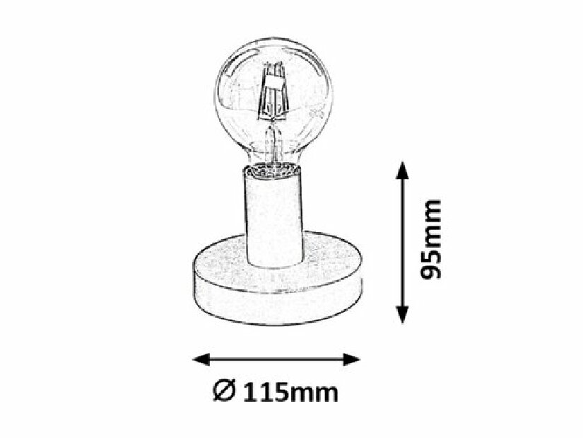 Stolová lampa Bowie 6570 (biela)