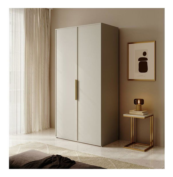 Šatníková skriňa Forry IV (sivobéžová)