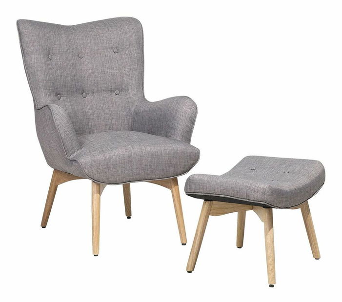 Kreslo Viadene (svetlosivá)