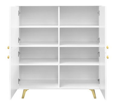 Dulap Astradon D4 (Alb + auriu) 