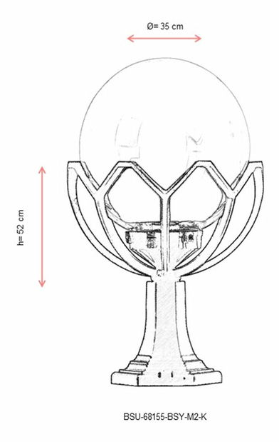 Iluminat de perete pentru exterior Miller (Negru)