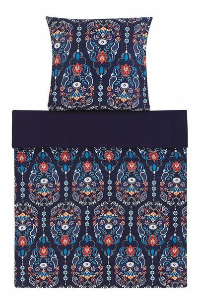 Lenjerie pat 135 x 200 cm Madza (albastru)