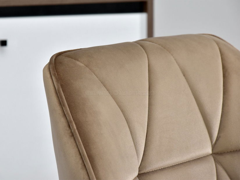 Fotoliu Velma S (bej + crom)