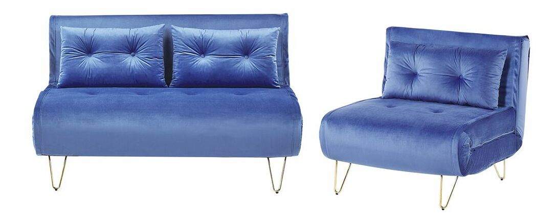 Sedacia súprava Valentine (námornícka modrá)