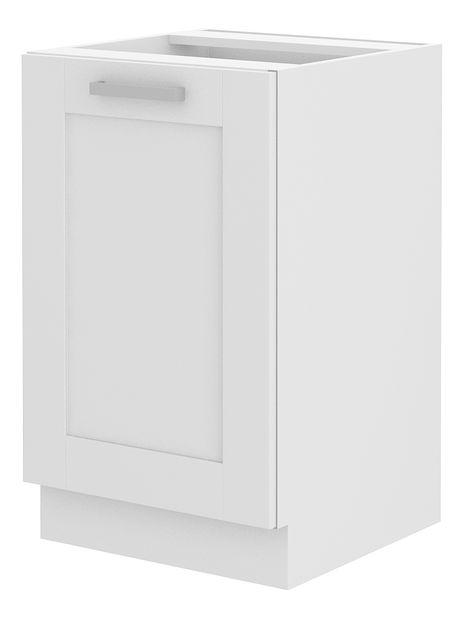 Dulap inferior de bucătărie Lucid 50 D ZL 1F (Alb + Alb)