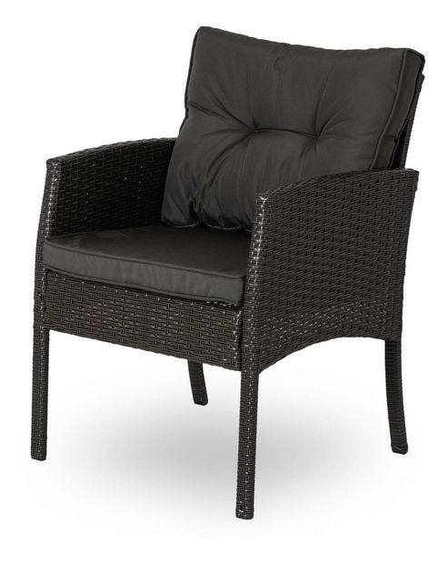 Vrtni set Adaptarlas (crna) (za 7 osoba)