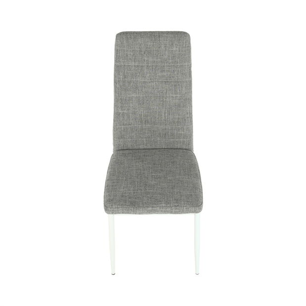 Jedálenská stolička Collort nova (svetlosivá + biela)