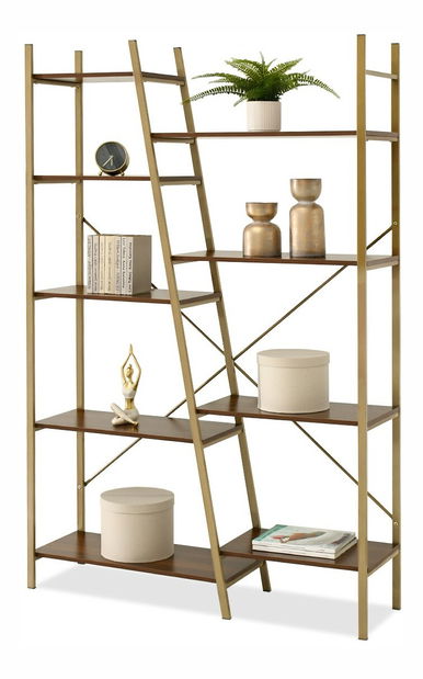 Regál Gecon Reg (orech + zlatá)