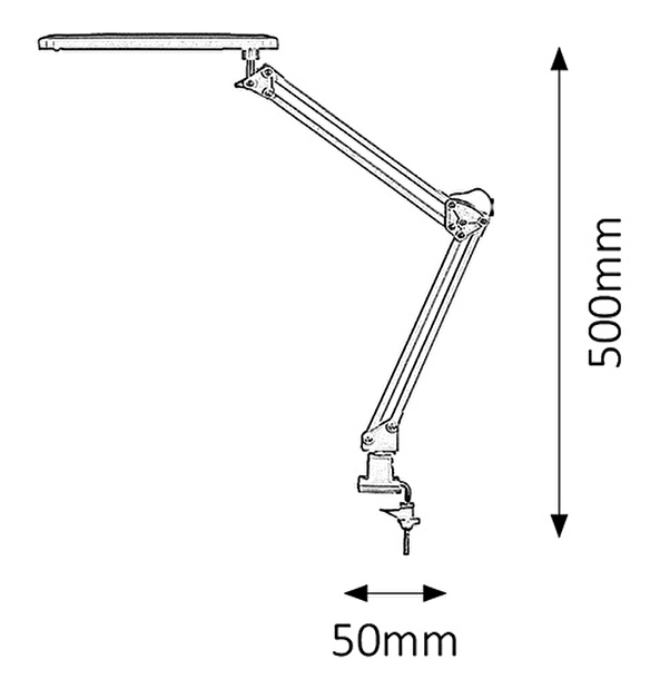 Stojanová lampa Raul 4419 (čierna)