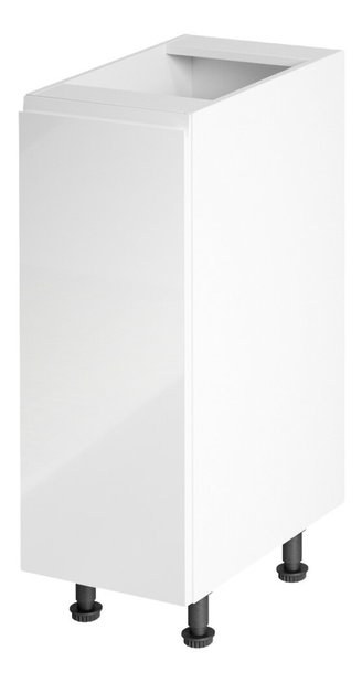 Dulap inferior de bucătărie D30 Aurellia (Alb + Alb lucios) (S)