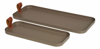 Set de 2 suporturi de pahare Tsiveria 9 (maro)