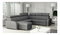 Rohová sedačka U Lyseri 2rR2pLC (tmavosivá) (s úl. priestorom)