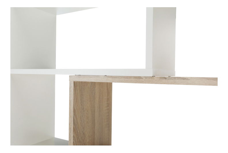 Regál Unwest (biela + dub sonoma) *výpredaj