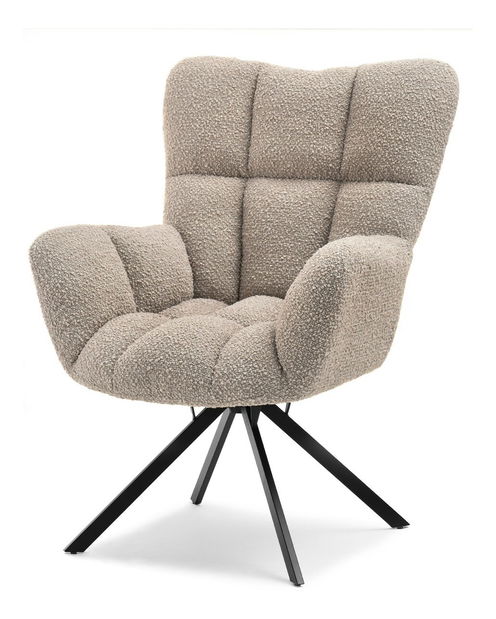 Fotelja Kikino X (bež + crna)