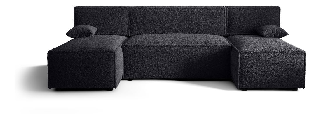 Rohová sedacia súprava U Mirage U Sed (čierna)