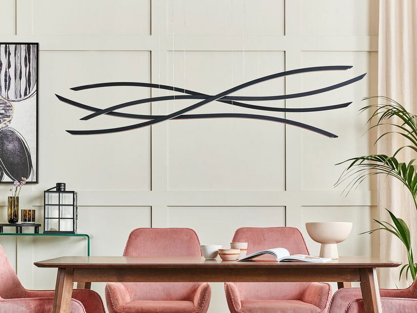 Závesné svietidlo Cesar (čierna)