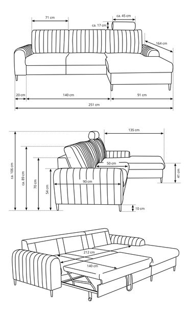 Colțar Monique (muștar) (S)