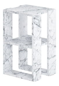 Noćni ormarić Lonkly (bijeli mramor)