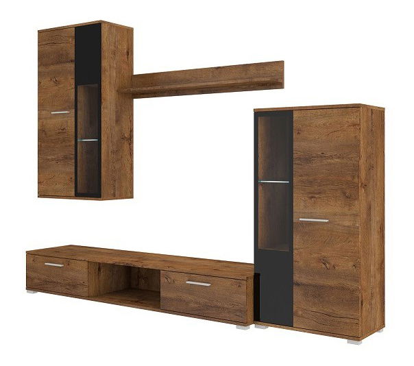 Mobilier living Saul (Stejar lefkas) (fără iluminat)