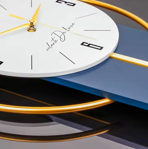 Nástenné hodiny Vlnia (námornícka modrá)