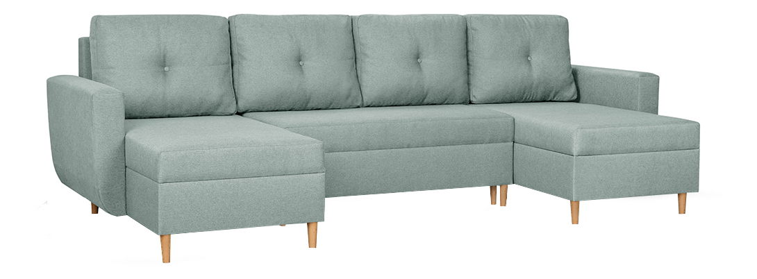 Colțar în formă de U Dollar (mentol) 