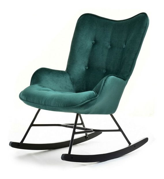 Fotoliu Sibyla (verde + fag alb)