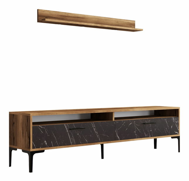 Nappali fal Irma (dió + fekete)