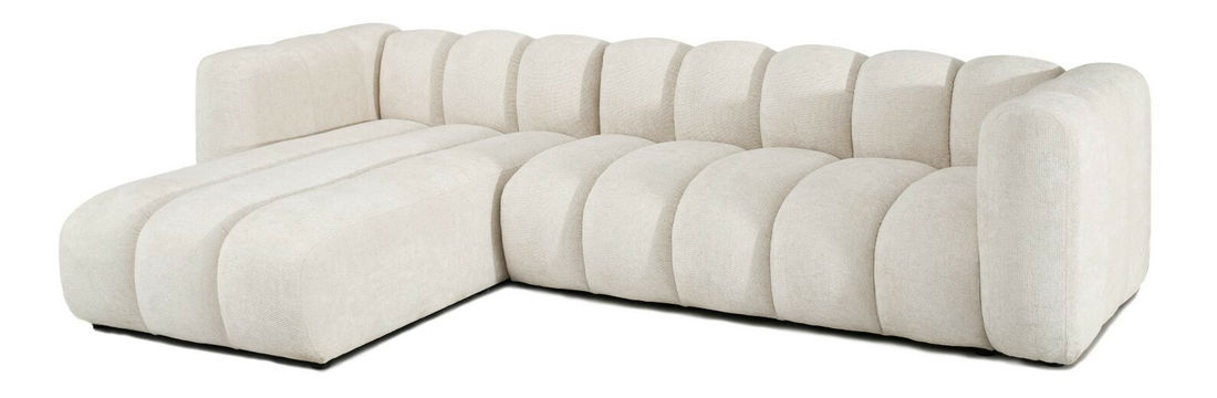 Sarokkanapé Octavos (krém + fekete)