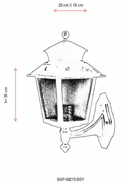 Iluminat de perete pentru exterior Dot (Negru)