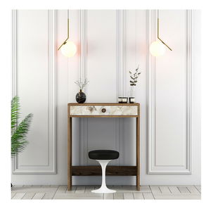 Toaletni stolić Logan 1 (orah + bijeli mramor)