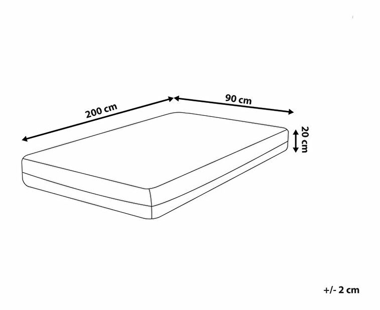 Penový matrac 90x200 cm GALEO