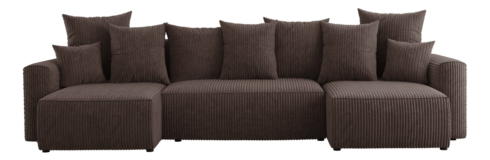 Kutna garnitura Denia U (čokolada)