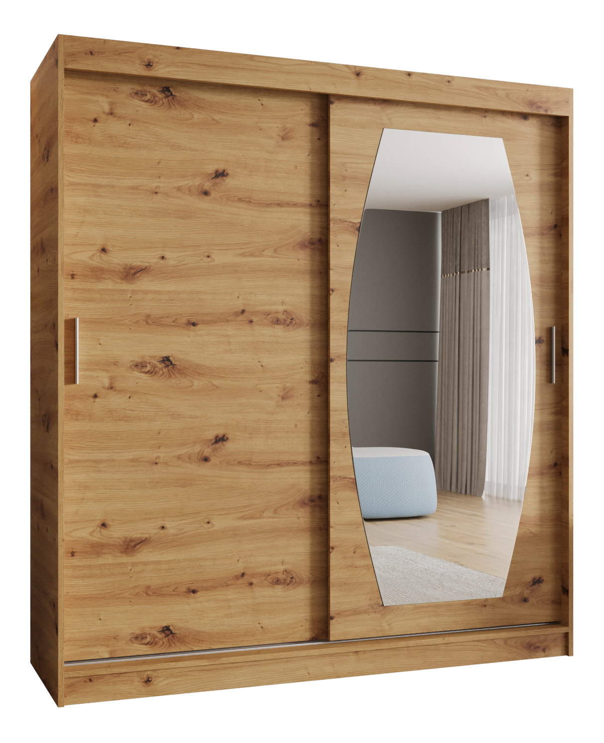 Ruhásszekrény 180 cm Rosaria (artisan tölgy)