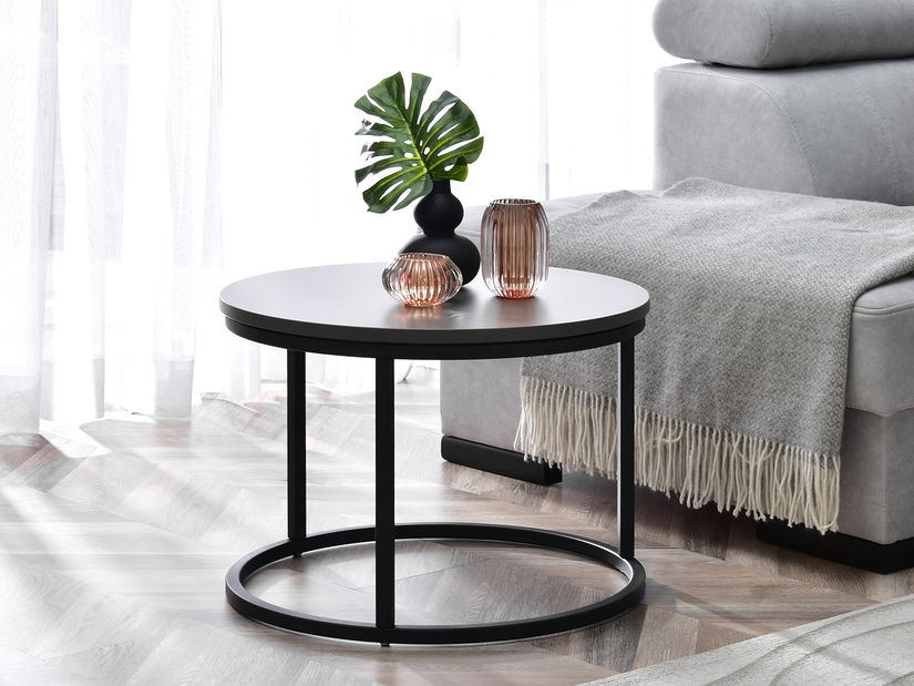 Konferenčný stolík S Nucleos (grafitová + čierna)