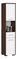 Dulap de baie Fulgor 2D 1SZ 1W (wenge + alb)
