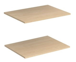 Poličky do skrine BRW Tip Top TSZF/2d/POL (2 ks.) (Javor)