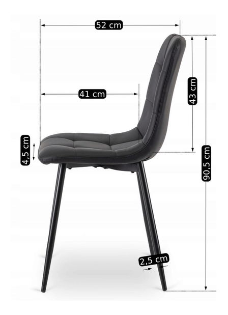Blagovaonski set Habias 1 (hrast artisan + crna) (za 4 osobe)