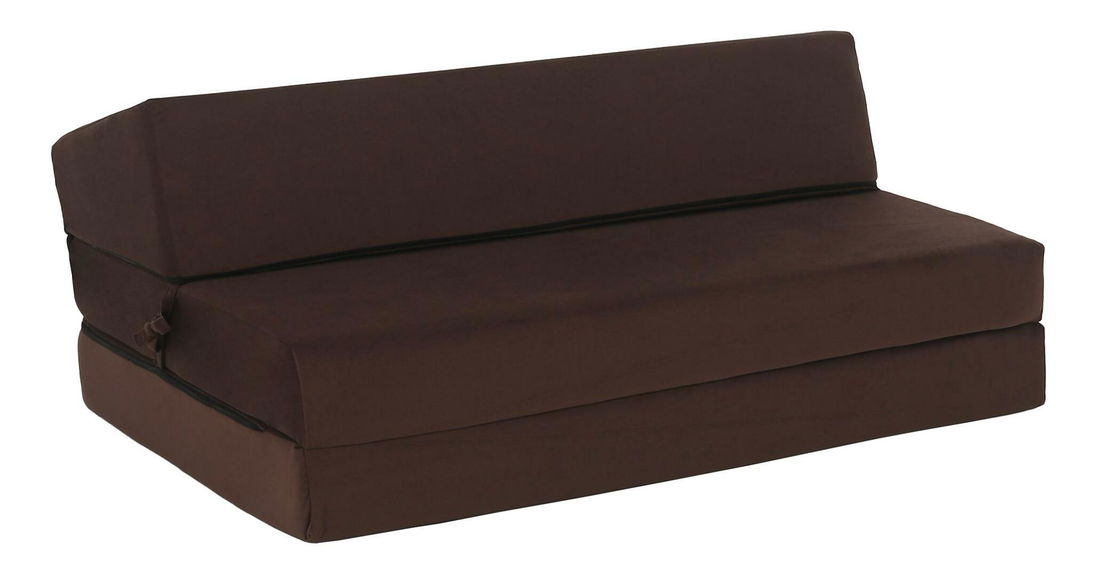 Rozkladacie kreslo Viajado (tmavohnedá) 