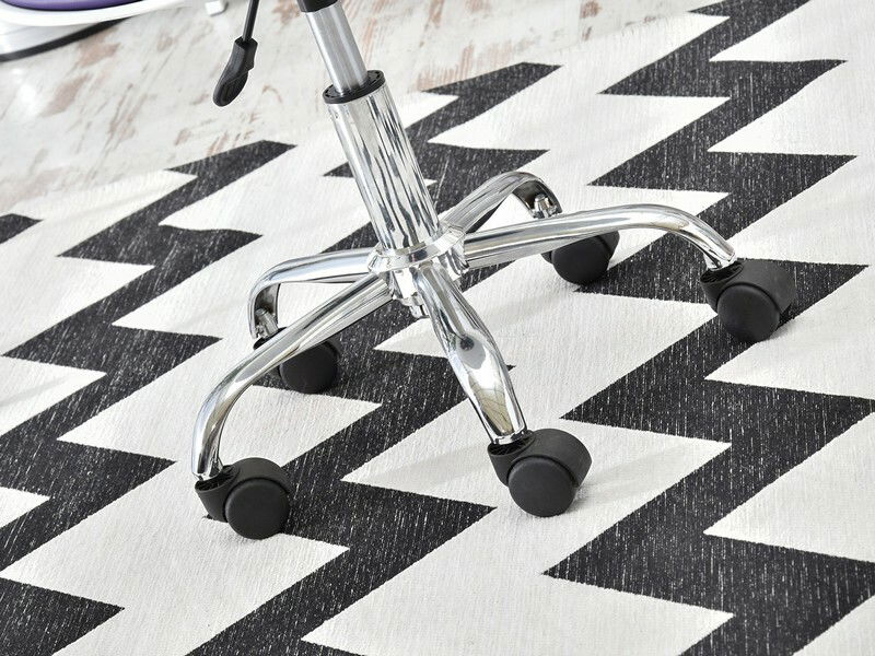 Stolica Footy (ljubičasta + krom)