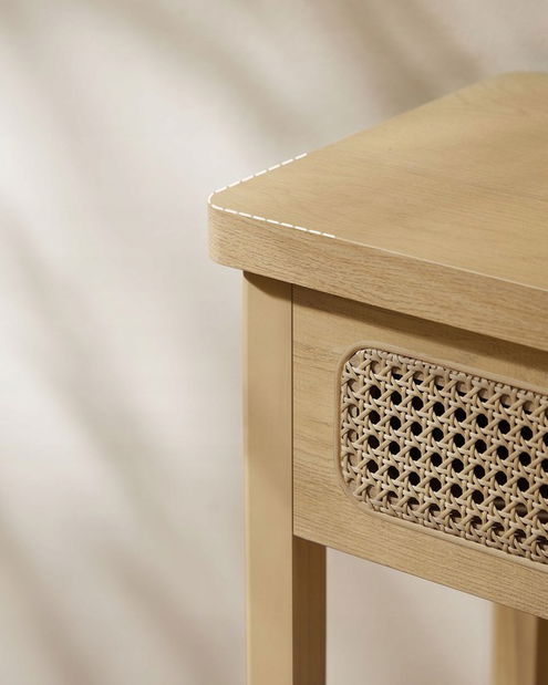 Masă consolă – Songmics – Lurette (stejar deschis) *lichidare stoc