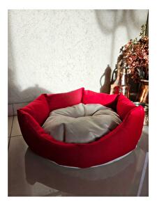 Jastuk za mačke Tikuke (crvena + krem)
