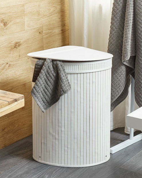 Coș pentru rufe Brigitta (alb)