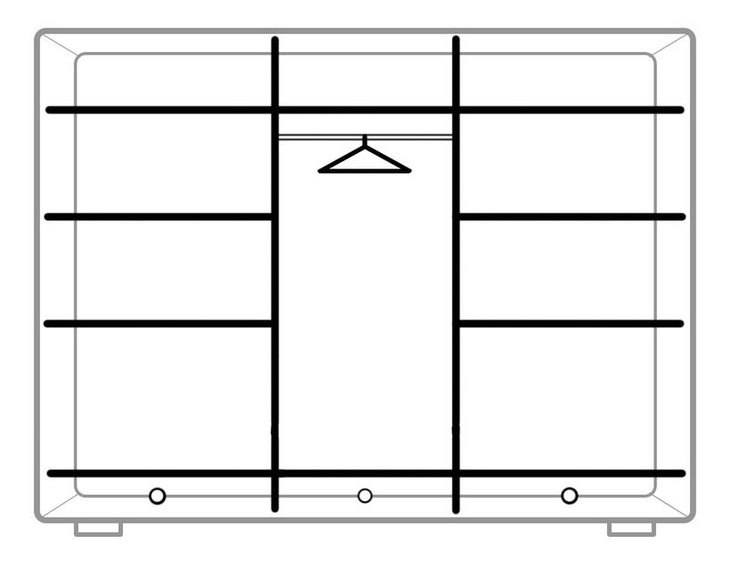 Dulap de haine SF 120